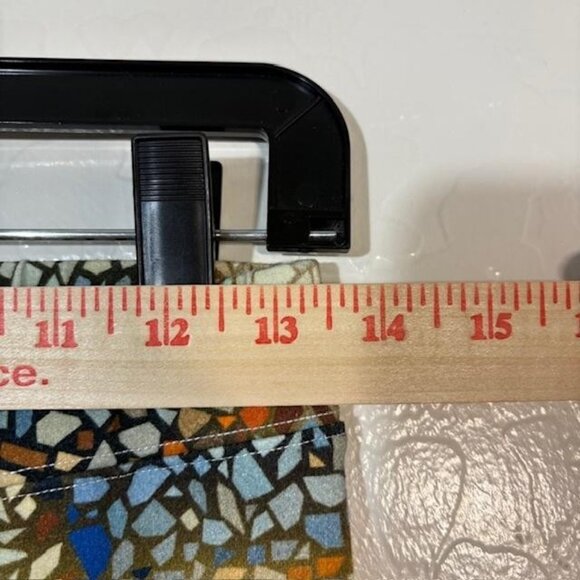 Soft Surroundings Pants Womens XS Multicolor Mosaic Print Leggings Blue 2BB56 - Picture 7 of 9